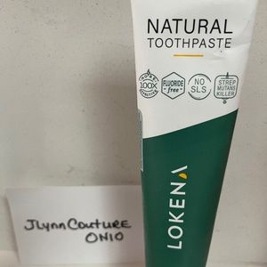 NEW Lokena Natural Toothpaste,Ivy league created toothpaste, Dr created mint NEW